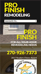 Mobile Screenshot of profinishremodeling.com